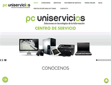 Tablet Screenshot of pcuniservicios.com.mx